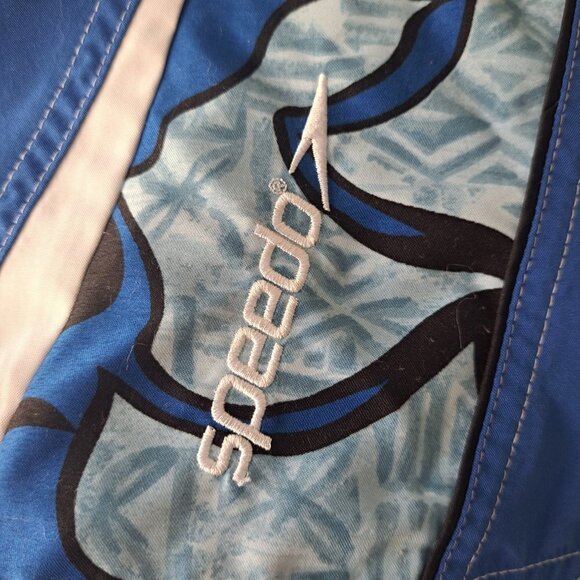 Speedo Mens Swim Trunks XL Board Shorts mesh Lined Drawstring - Picture 4 of 12